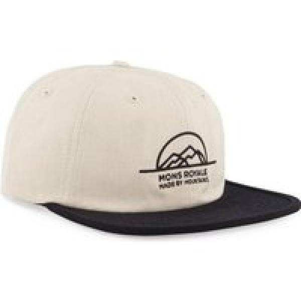 mons royale roam 6 panel cap grey beige