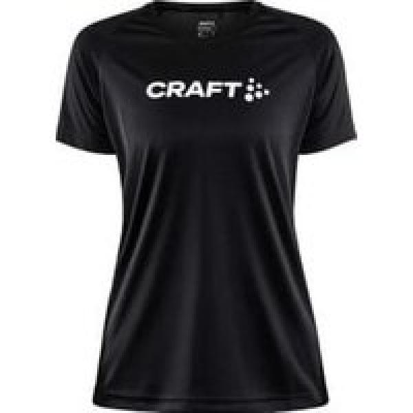 craft essence logo core unify women s short sleeve jersey black