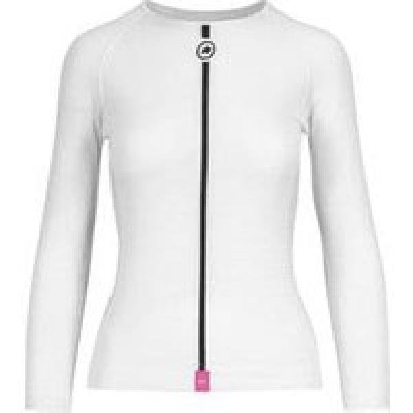 assos women s summer ls skin layer white