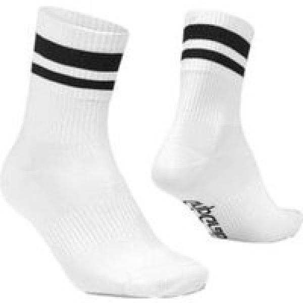 gripgrab original stripes crew socks wit