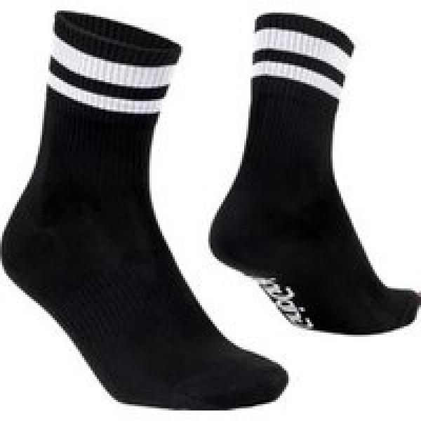 gripgrab original stripes crew socks black