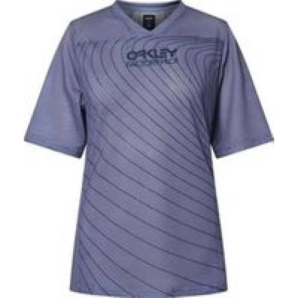 oakley factory pilot women s short sleeve jersey purple