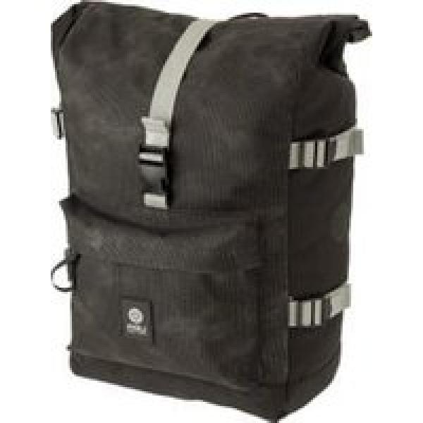 agu h2o roll top ii single bike bag urban 14l reflective mist grey