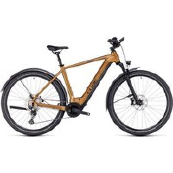 cube nuride hybrid exc 750 allroad elektrische hybride fiets shimano deore 12s 750 wh 29 caramel brown 2023