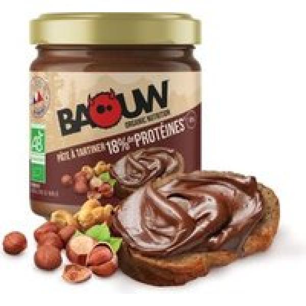 baouw biologische eiwitpasta hazelnoot cacao 200g