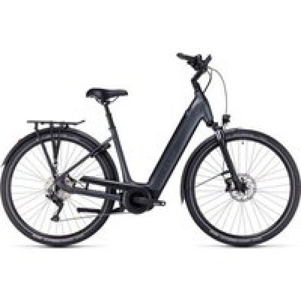 cube supreme sport hybrid pro 625 easy entry elektrische stadsfiets shimano deore 10s 625 wh 700 mm grijs 2023