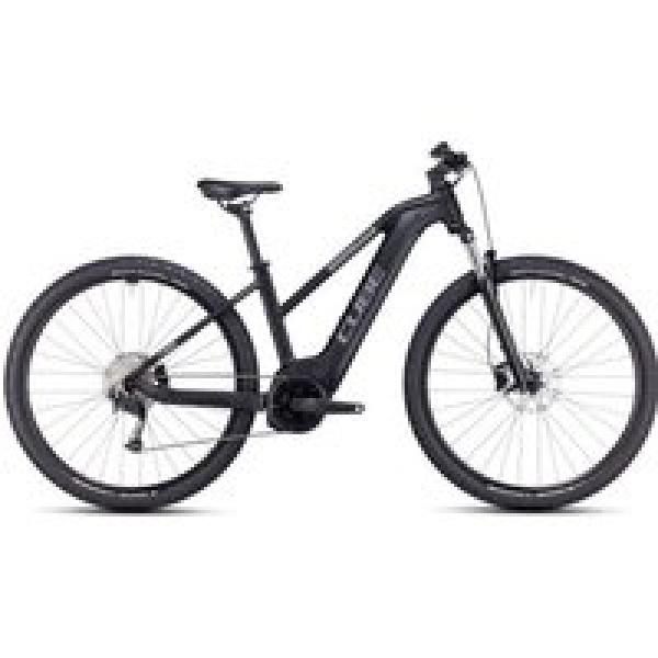 cube reaction hybrid performance 500 trapeze elektrische hardtail mtb shimano alivio 9s 500 wh 29 zwart 2023