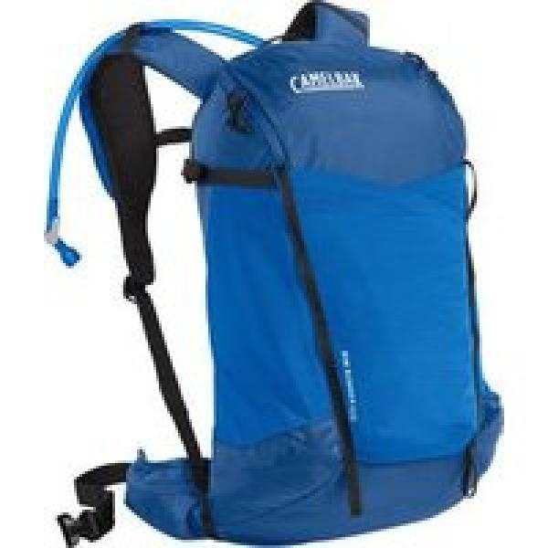 camelbak rim runner x22 22l hiking bag 2l water pouch blue