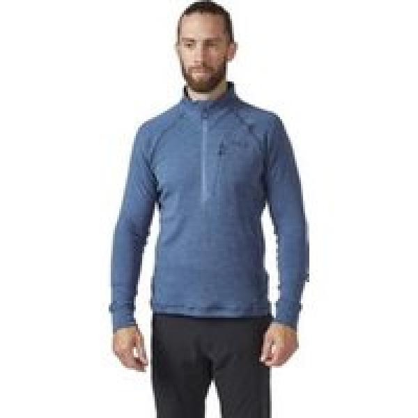 rab nexus blue half zip fleece