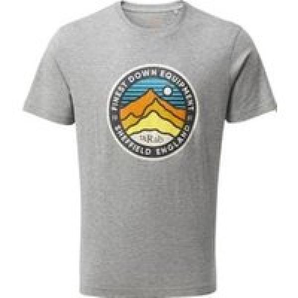 stance 3 peaks rab t shirt grey