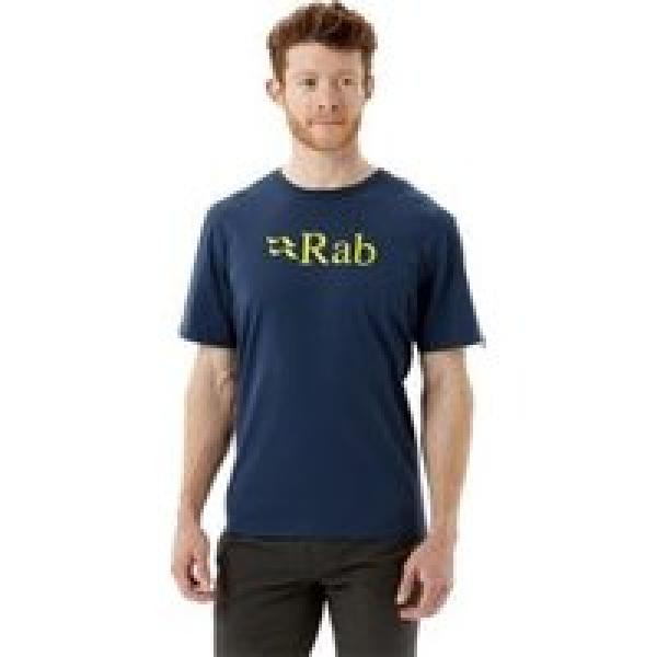 rab stance logo t shirt blue