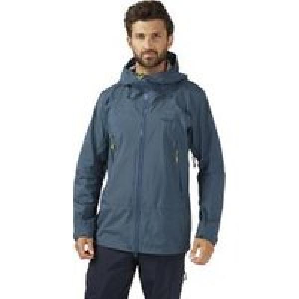 rab kangri paclite plus waterproof jacket blue