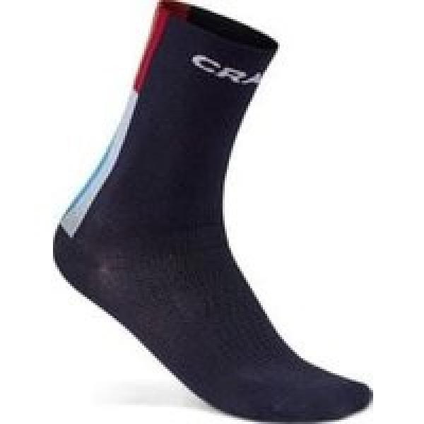 craft adv endur socks navy blue multi colours