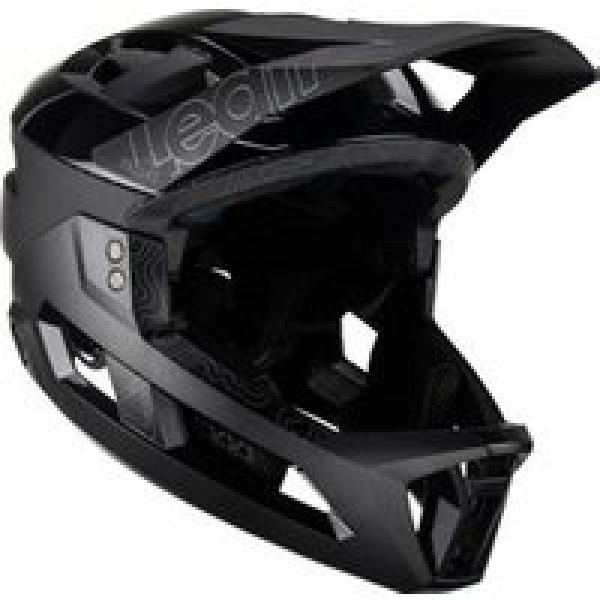 leatt enduro 3 0 afneembare kinband helm zwart