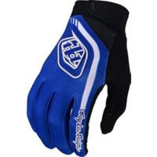 troy lee designs gp children s long gloves blue