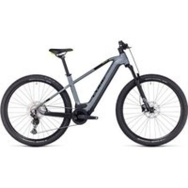 cube reaction hybrid pro 500 elektrische hardtail mtb shimano deore 11s 500 wh 29 flash grey 2023