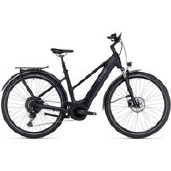 cube touring hybrid pro 500 trapeze elektrische hybride fiets shimano deore 11s 500 wh 700 mm zwart 2023