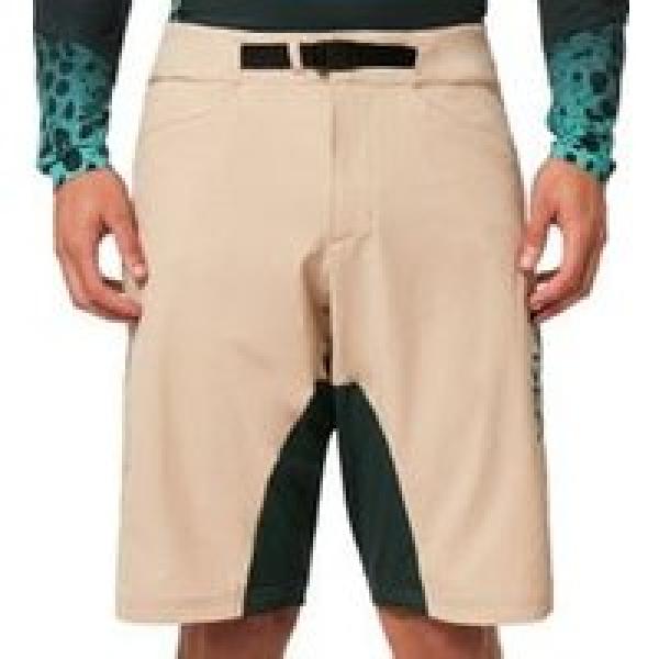 oakley seeker 75 beige mtb shorts