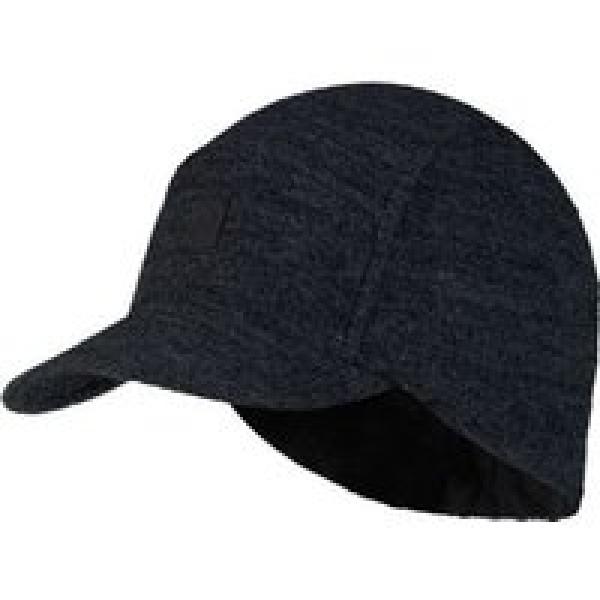 unisex buff pack merino fleece cap zwart