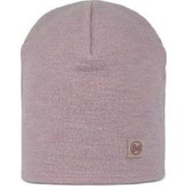 unisex buff merino wool pink beanie