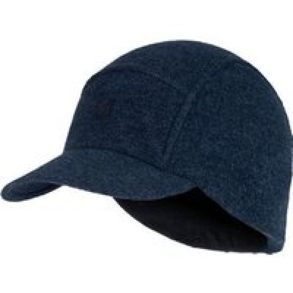 unisex buff pack merino fleece cap navy blue