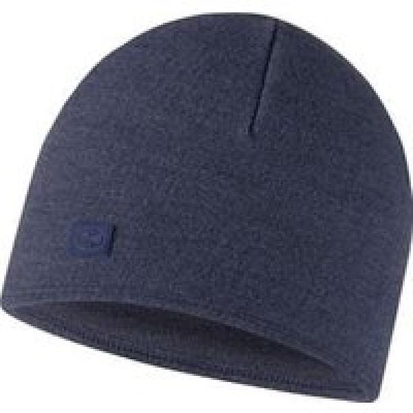 unisex buff merino wool navy beanie