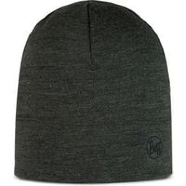 unisex buff midweight merino beanie donkergrijs