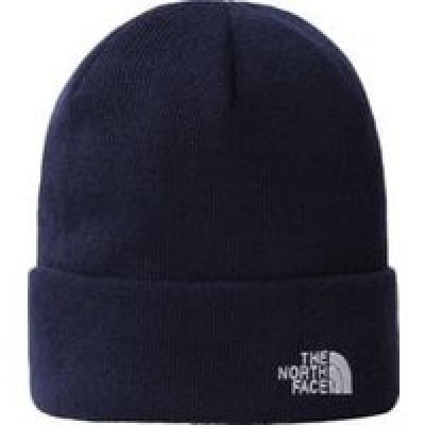 the north face norm unisex short beanie navy blue