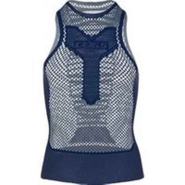 q36 5 zero mesh sleeveless baselayer navy blue