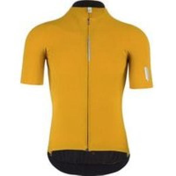 q36 5 pinstripe pro short sleeve jersey geel