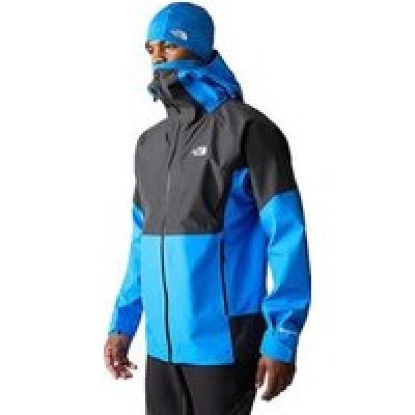 the north face jazzi gore tex waterdichte jas blauw zwart