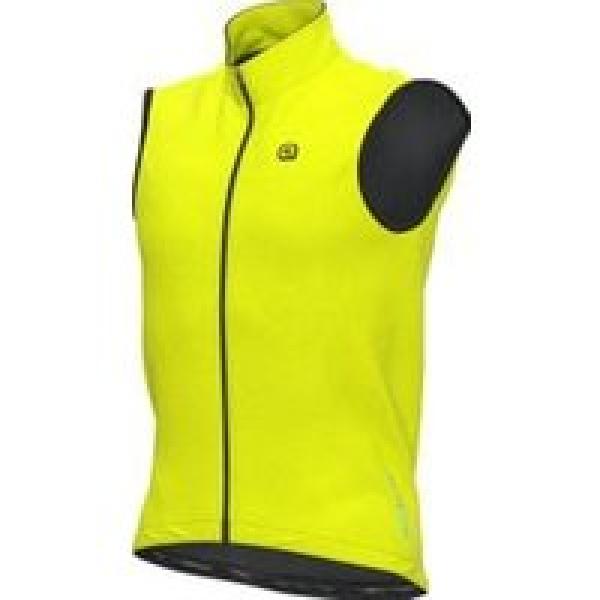 ale klimatik guscio racing waterproof sleeveless jacket fluo yellow