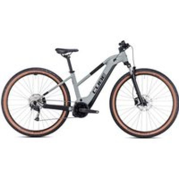 cube reaction hybrid performance 500 trapeze elektrische hardtail mtb shimano alivio 9s 500 wh 29 swamp grey green 2023