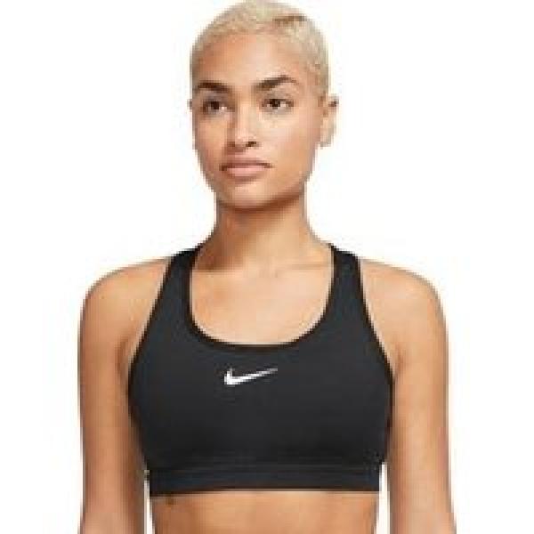 nike swoosh medium support bra zwart