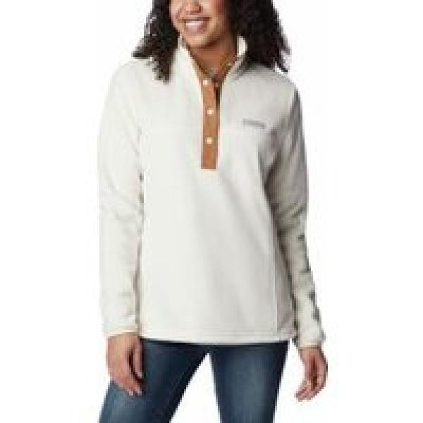 women s columbia benton springs 1 2 zip fleece sweatshirt white