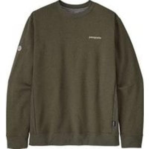 unisex patagonia fitz roy icon uprisal crew sweatshirt khaki