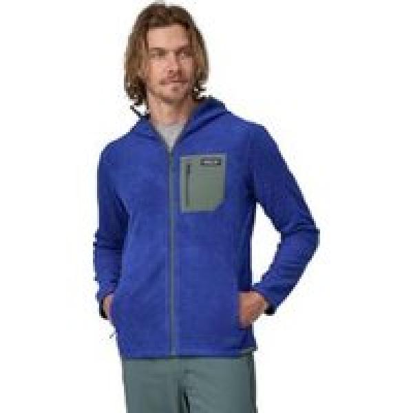 patagonia r1 air full zip hoody blue grey