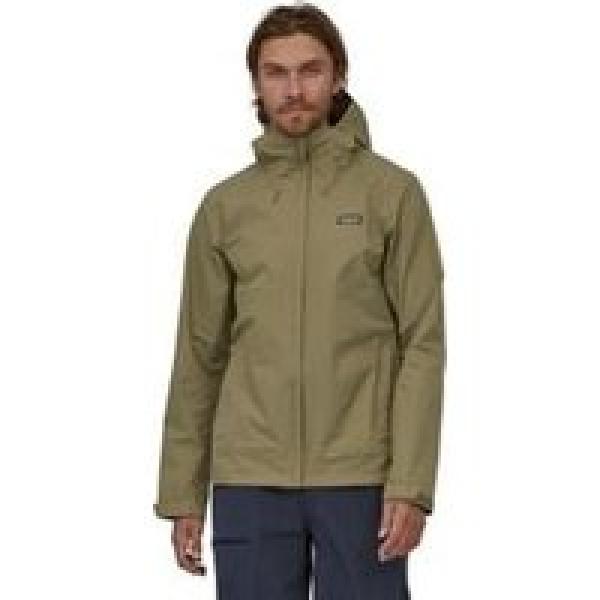 patagonia torrentshell 3l khaki waterdichte jas