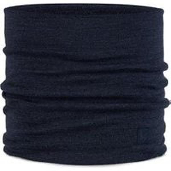 unisex buff merino heavyweight neckwarmer indigo blue