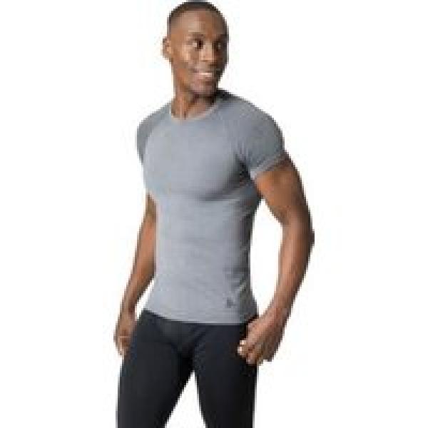 t shirt manches courtes odlo performance light eco gris m