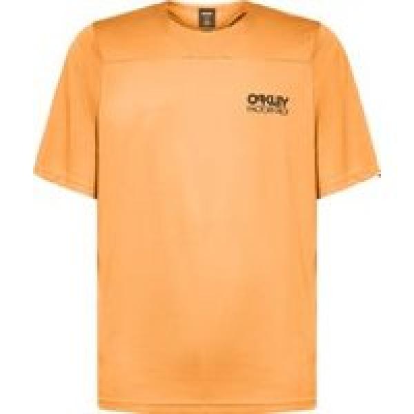 oakley factory pilot lite orange short sleeve jersey