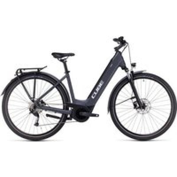 cube touring hybrid one 500 easy entry shimano alivio 9v 500 wh 700 mm grijs 2023 elektrisch vtc