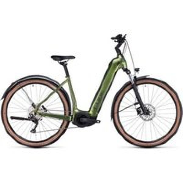 cube nuride hybrid pro 625 allroad easy entry shimano deore 10v 625 wh 29 green shinymoss 2023 elektrische mountainbike