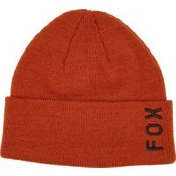 wordmark orange women s fox beanie