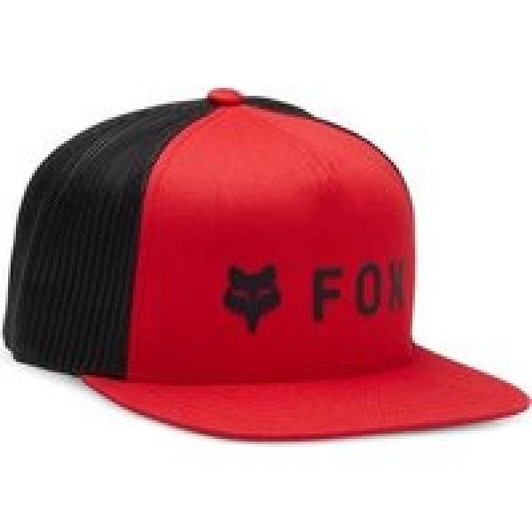 fox snapback mesh absolute cap red