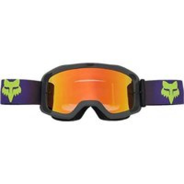 main flora reflective fox goggle navy blue