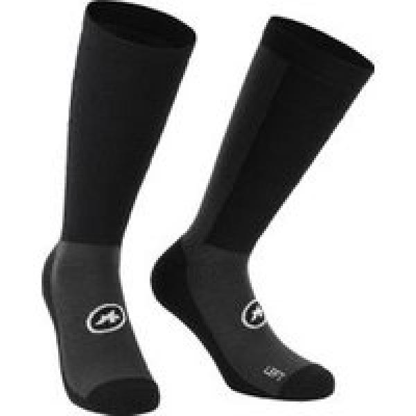 assos trail winter unisex sokken zwart 39 42