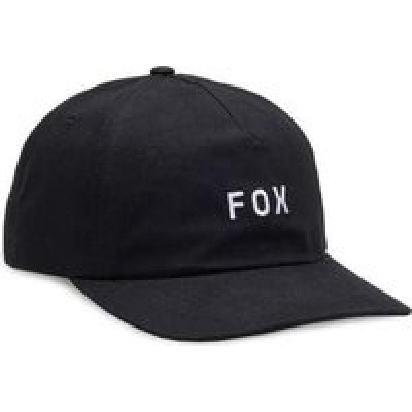 wordmark adjustable fox cap