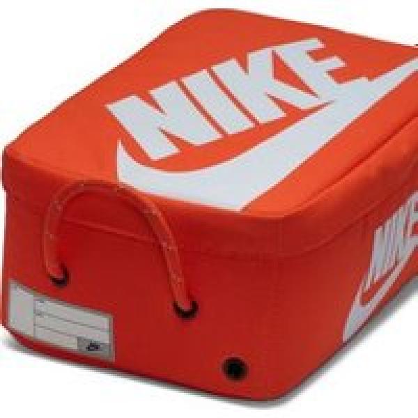 unisex nike shoe box bag small red