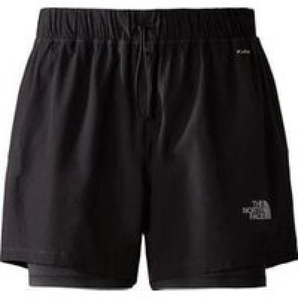 the north face women s 2 in 1 shorts black